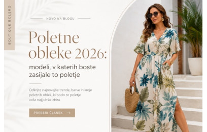 Poletne obleke 2026: modeli, v katerih boste zasijale to poletje