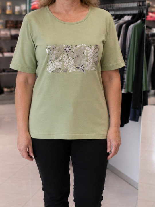 Ženska majica Fio FI001 zelena – do velikosti 54