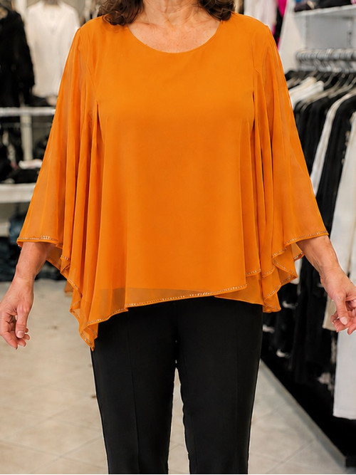 Elegantna bluza T5008 rumena Elegantna bluza T5008 rumena