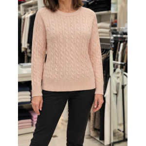 Ženski pulover J6416 roza