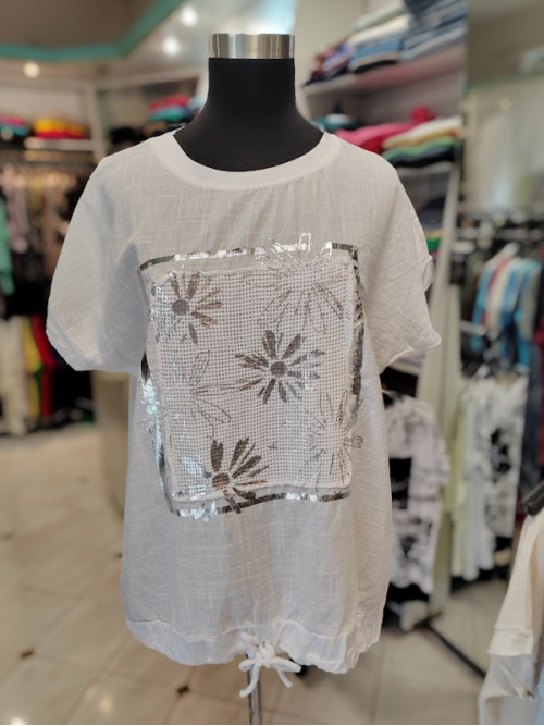 Ženska majica P6124 bela