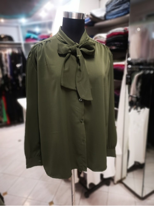 Modna srajca J5073 zelena Modna srajca J5073 zelena