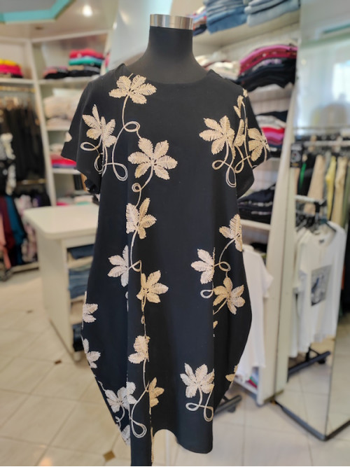 Bombažna obleka P6045