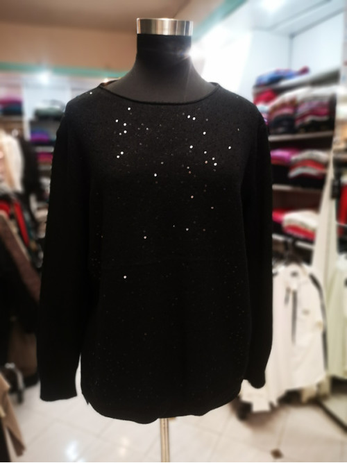 Ženski pulover Z4135 črn