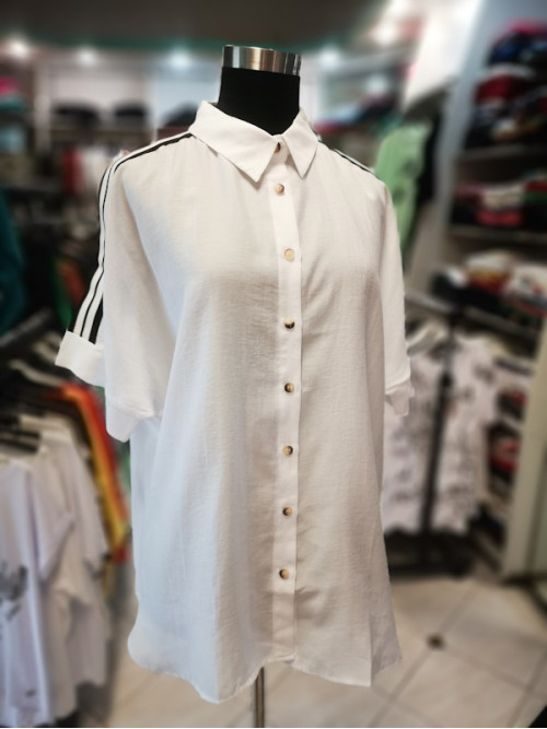 Bela ženska srajca TU078