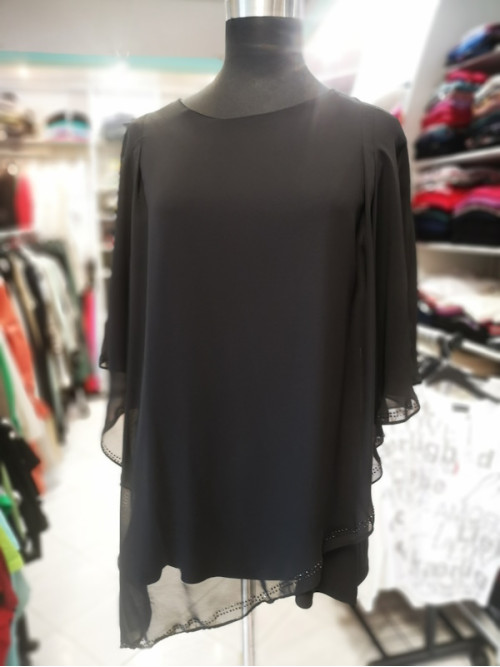 Elegantna bluza T5008 črna