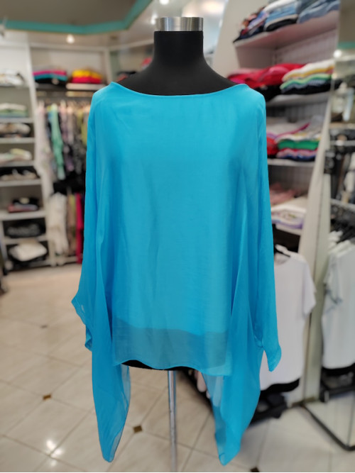 Modna majica P6167 turkizna