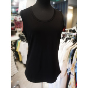 Ženska majica brez rokavov S5108 črna