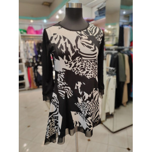 Tunika s 3-4 rokavi Konfekcija Barbi MEI črna