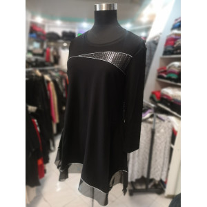 Tunika Julija Borka – srebrna (do 54) Tunika Julija Borka – srebrna (do 54)