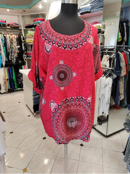 Poletna majica P6178 rdeča