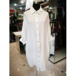 Lanena dolga srajca S5196