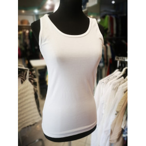 Majica brez rokavov S5107 bela