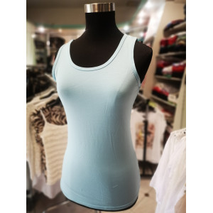 Majica brez rokavov S5107 svetlo modra