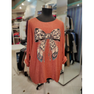 Ženska majica J6421 oranžna