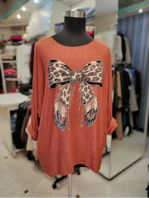 Ženska majica J6421 oranžna