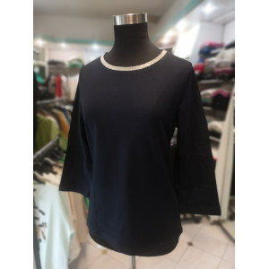 Ženska majica s 3-4 rokavi TU004 modra