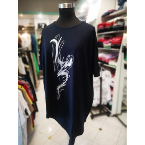 Ženska majica/tunika Konfekcija Barbi Tasja modra