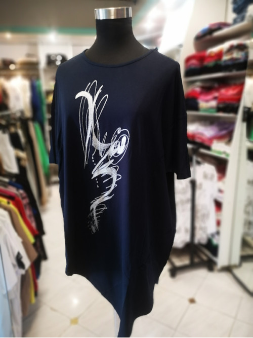 Ženska majica/tunika Konfekcija Barbi Tasja modra