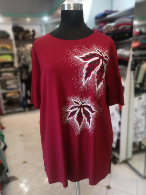 Ženska majica T5029 rdeča