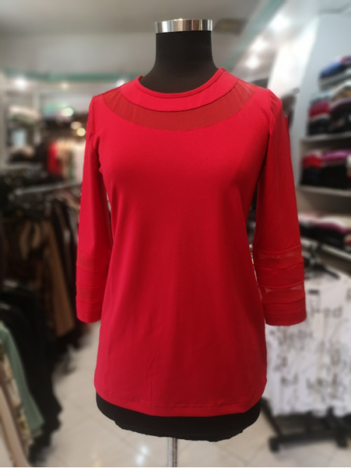 Elegantna majica Barbi DAMI rdeča