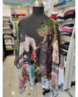 Ženska majica P6040 črna