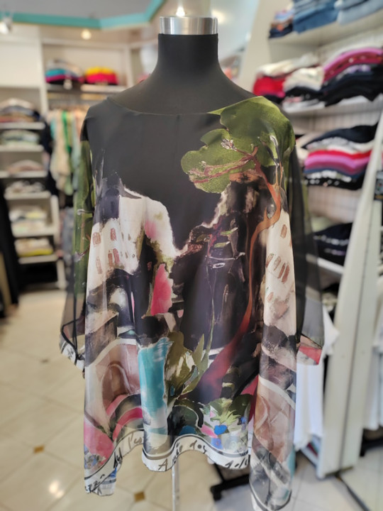 Ženska majica P6040 črna