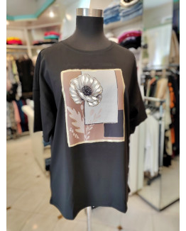 Ženska majica T6074 črna