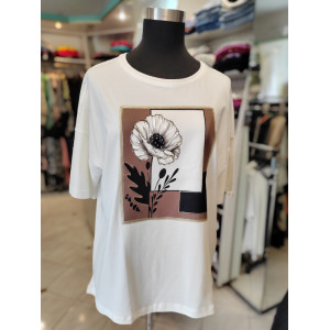 Ženska majica T6074 bela