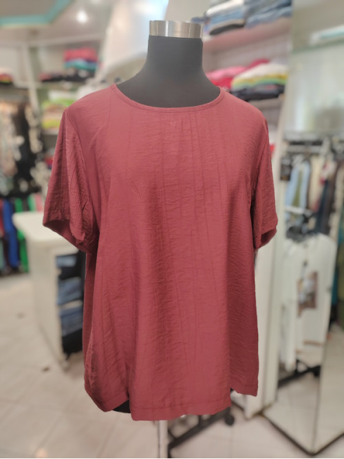 Ženska majica P6210 bordo rdeča