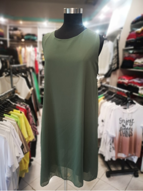 Elegantna tunika S5050 zelena