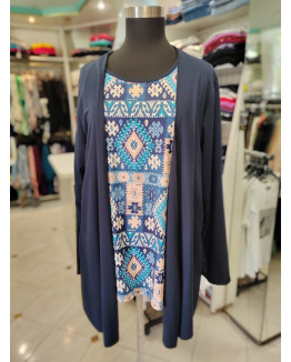 Ženska majica P6059 modra