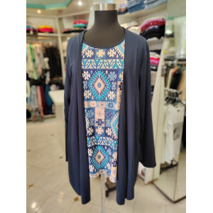 Ženska majica P6059 modra