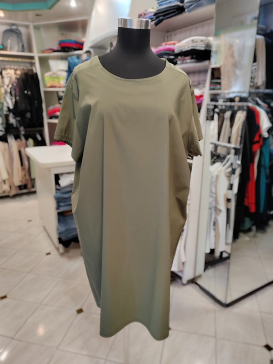Obleka J6395 zelena