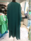 Elegantna obleka za močnejše postave TU013 vel 56 do 62