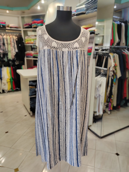 Poletna obleka P6324 bež