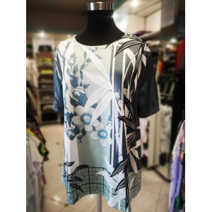 Ženska majica s kratkimi rokavi S5034 zelena