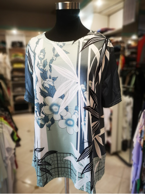 Ženska majica s kratkimi rokavi S5034 zelena