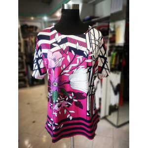 Ženska majica s kratkimi rokavi S5002 roza