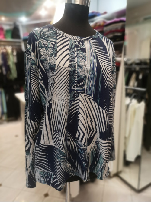 Ženska majica Z4087 modra