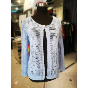 Poletna tanka jopa ES425 svetlo modra