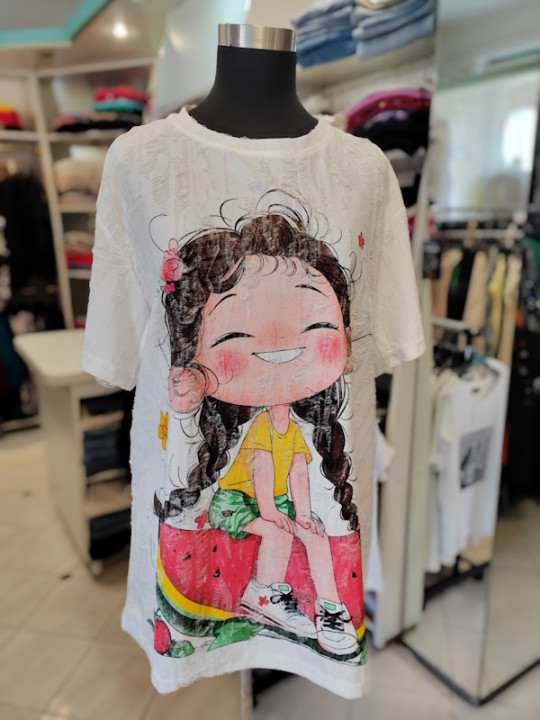 Ženska majica P6042-bela