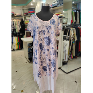 Poletna obleka P6325 roza