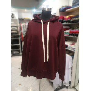 Pulover J5045 bordo rdeč