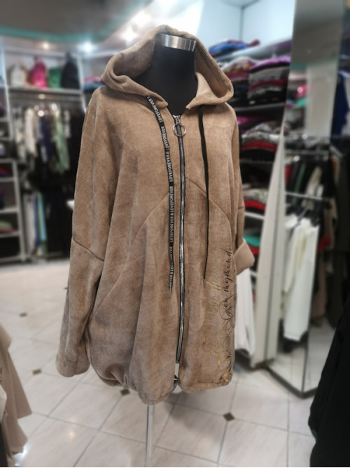 Ženska jopa Z4086 rjava