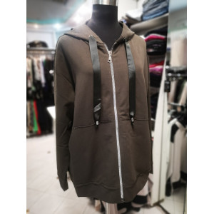 Ženska jopica T5092 olivno zelena