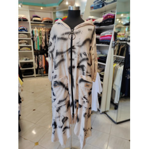 Bež modna jopa T6044