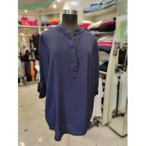 Tunika s 3-4 rokavi P6009 modra Tunika s 3-4 rokavi P6009 modra