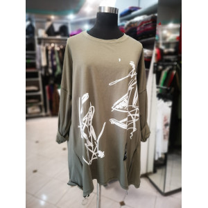 Ženska majica Z5018 ZELENA