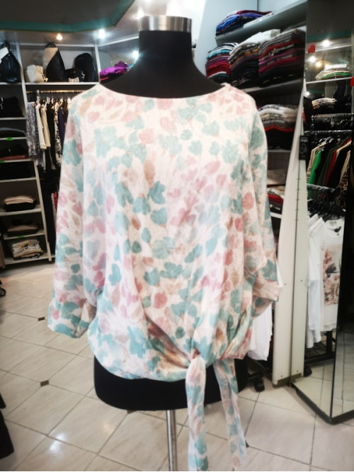 Bluza T5022 turkizna